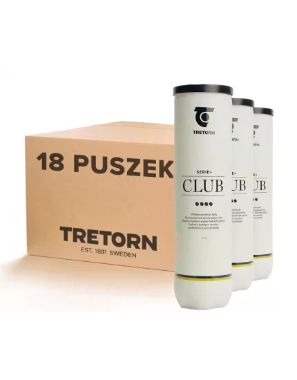 Tretorn Serie+ Club (4 pcs.) - carton (18 cans)
