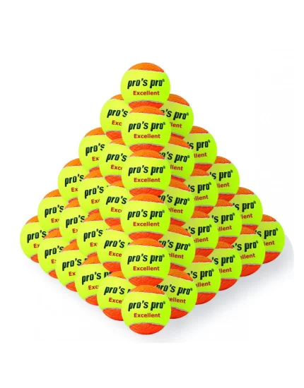 Pro's Pro Excellent Yellow Orange (60 pcs.) - tennis balls