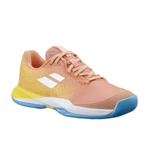 Babolat Jet Mach 3 AC Girl Coral Gold Fusion  - junior tennis shoes