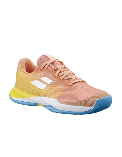 Babolat Jet Mach 3 AC Girl Coral Gold Fusion  - junior tennis shoes