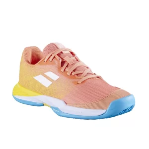 Babolat Jet Mach 3 Clay Girl Coral Gold Fusion  - junior tennis shoes