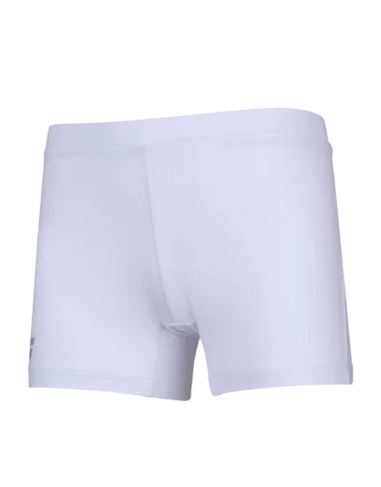 Babolat Compete Shorty Girl White - girl tennis short