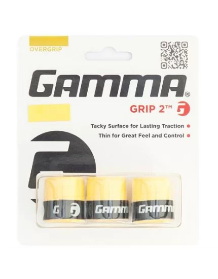 Gamma Grip 2 Yellow (3 szt.) - overgrips