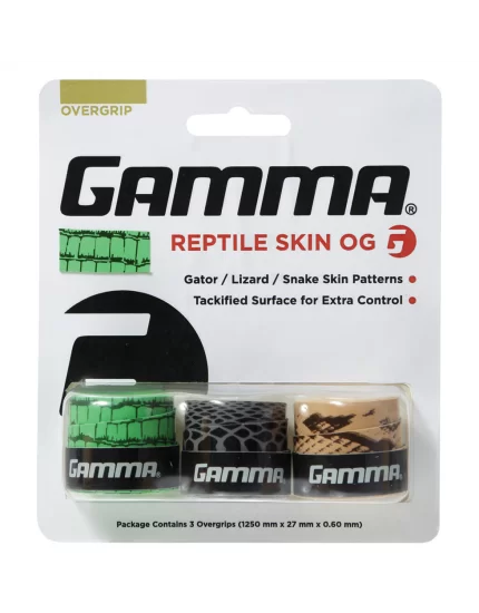 Gamma Reptile Skin 3 Pack - overgrip
