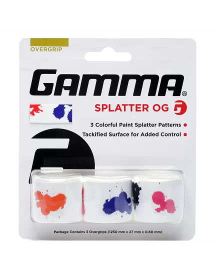Gamma Splatter Overgrip 3 pcs. - overgrips