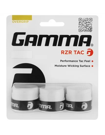Gamma RZR Tac White (3 pcs.) - overgrip