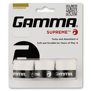 Gamma Supreme Overgrip White (3 pcs.)