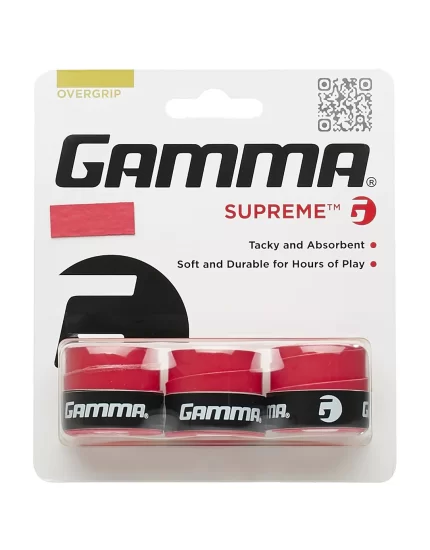 Gamma Supreme Red (3 pcs.) - overgrip