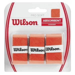 Wilson Pro Soft Overgrip Orange (3 pcs.) - overgrip