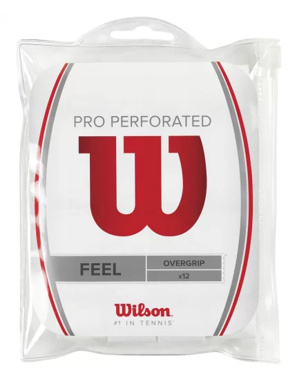 Wilson Pro Perforated White (12 pcs.) - overgrip