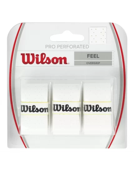 Wilson Pro Perforated White (3 pcs.) - overgrip