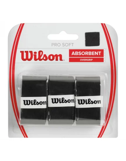 Wilson Pro Soft Black (3 pcs.) - overgrip