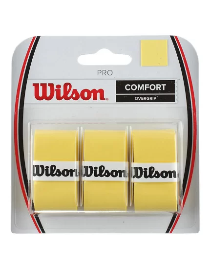 Wilson Pro Overgrip Yellow (3 pcs.) - overgrip