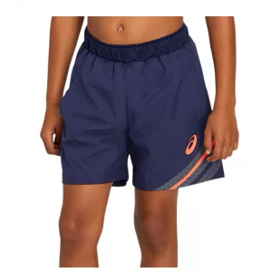 Asics Club B GPX Short Peacoat - boy tennis short