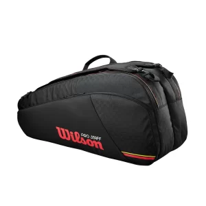 Wilson Pro Staff Classic 6 PK Racket Bag Black - tennis bag