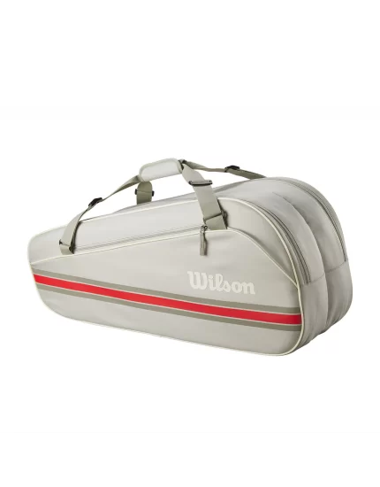 Wilson Team 6PK Racquet Bag 2025 Oats - tennis bag