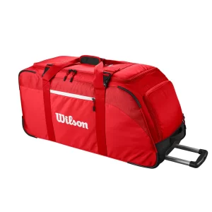 Wilson Super Tour Red 2025 Travel Bag - bag on wheels