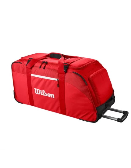 Wilson Super Tour Red 2025 Travel Bag - bag on wheels