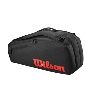Wilson Clash V3.0 6PK Racquet Bag Black Infrared - tennis bag