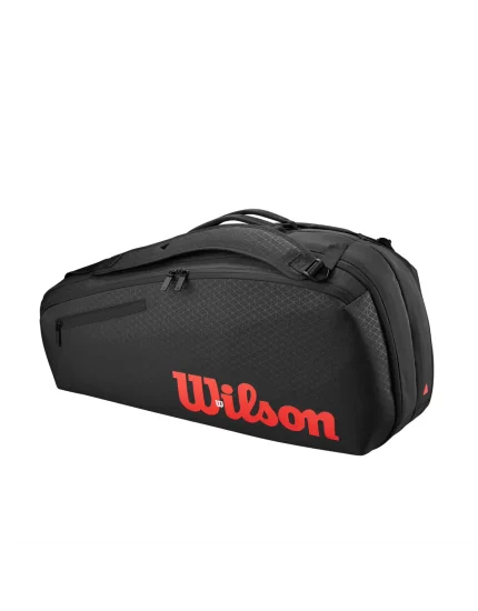 Wilson Clash V3.0 6PK Racquet Bag Black Infrared - tennis bag