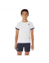 Asics Boys Tennis SS Top Brilliant White Midnight - boys shirt