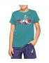 Asics Tennis B Graphic T Techno Cyan - boy tennis t-shirt