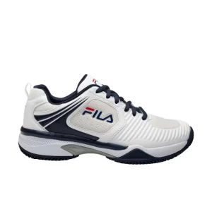 Fila Veloce Women Clay White Navy - women's tennis shoes