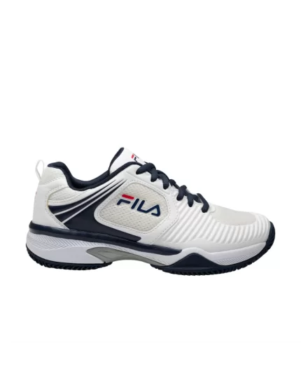 Fila Veloce Women Clay White Navy - women's tennis shoes
