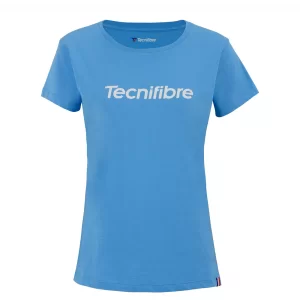 Tecnifibre Team Cotton Tee Azur - girl shirt