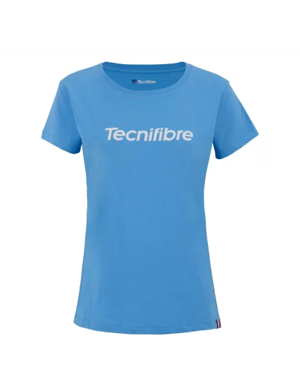 Tecnifibre Team Cotton Tee Azur - girl shirt