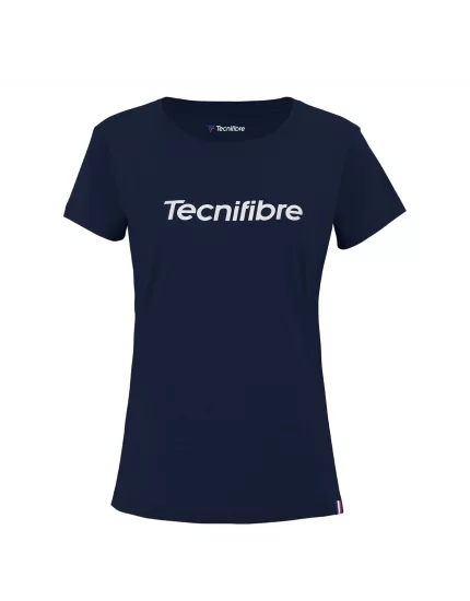 Tecnifibre Team Cotton Tee Marine - girl shirt
