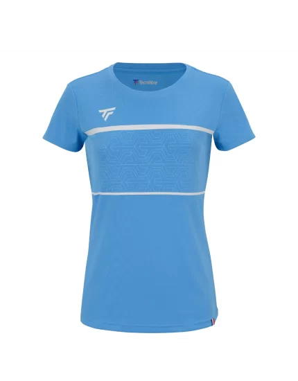 Tecnifibre Team Tech Tee Azur - girl shirt