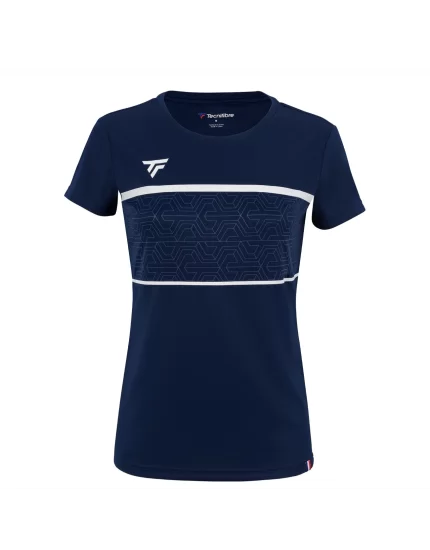 Tecnifibre Team Tech Tee Marine - girl shirt