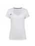 Babolat Play Cap Sleeve Top Girl White White - girl tennis t-shirt