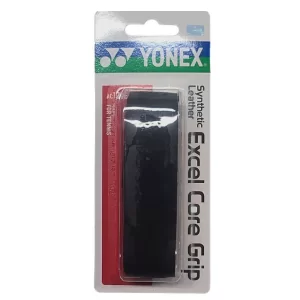 Yonex Excel Core Grip Synthetic Leather Black - replacement grip