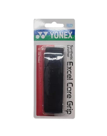 Yonex Excel Core Grip Synthetic Leather Black - replacement grip