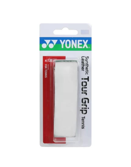 Yonex Tour Grip Synthetic Leather White - replacement grip