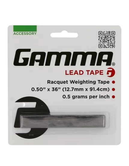 Gamma Lead Tape Wide - racquet weighting tape