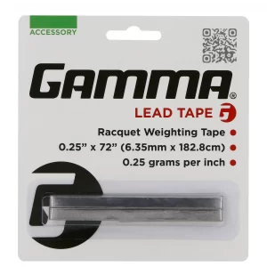 Gamma Lead Tape Narrow - racquet weighting tape