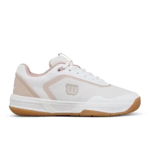 Wilson Courtglide W White White Cameo Rose Gum- tennis shoes