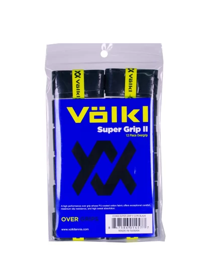 Volkl Super Grip II Black (12 pcs.) - overgrips