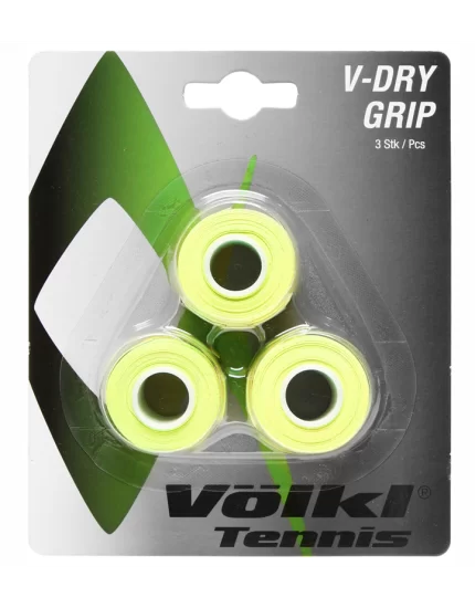 Volkl V-Dry Grip Neon Yellow (3 pcs.) - overgrip