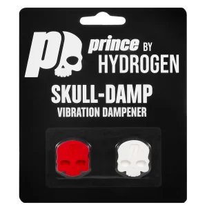 Prince Hydrogen Skull Damp White Red (2 pcs.) - vibration dampener