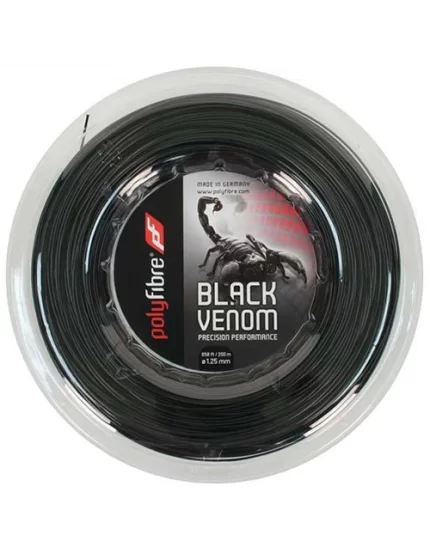 Polyfibre Black Venom 200m - naciąg tenisowy