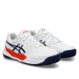 Asics Gel-Resolution 9 GS Clay White Blue Expanse - junior tennis shoes