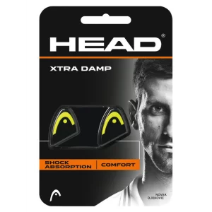 Head Xtra Damp Black Yellow 2 Pack