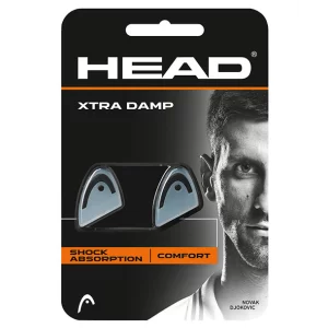Head Xtra Damp Clear Black 2 Pack