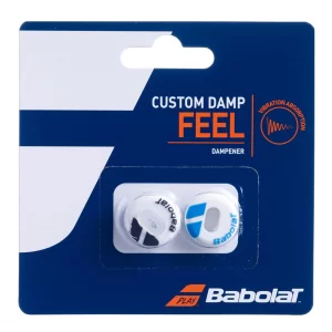 Babolat Custom Damp White Blue 2 Pack