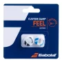 Babolat Custom Damp White Blue 2 Pack