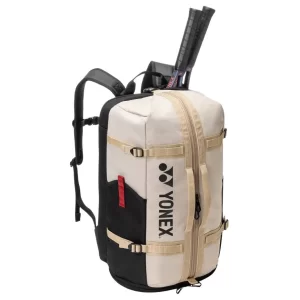 Yonex Gearlogic Backpack Beige - tennis backpack